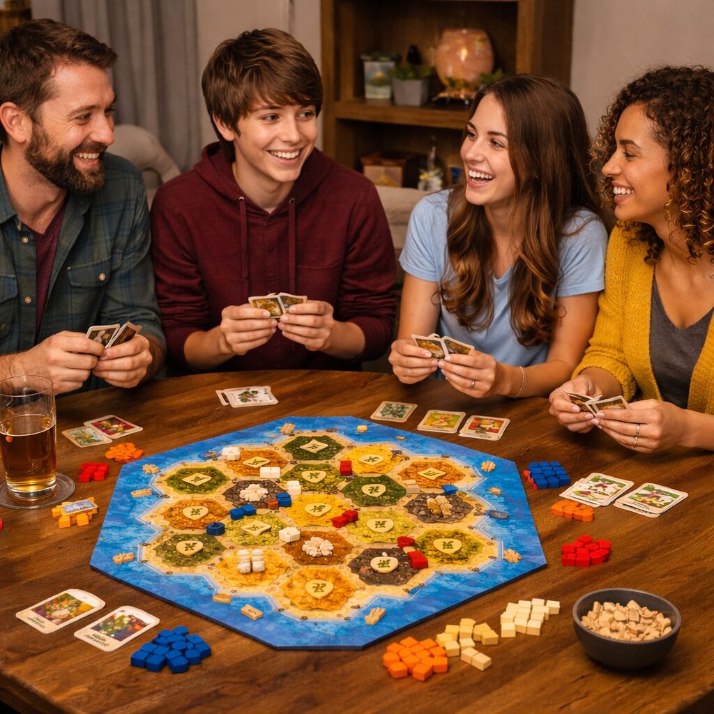 Cómo crear variantes caseras de juegos de mesa. Jugando a Catan.