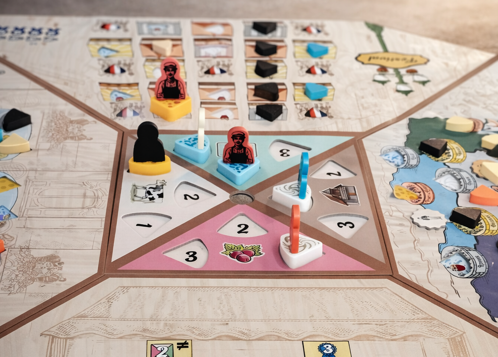 Partida a Fromage juego de mesa