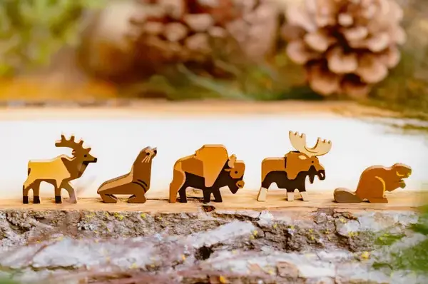Animales del juego Parks