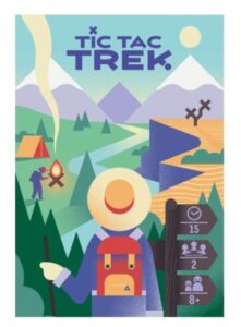 Tic Tac Trek, juego de mesa de viaje para dos jugadores