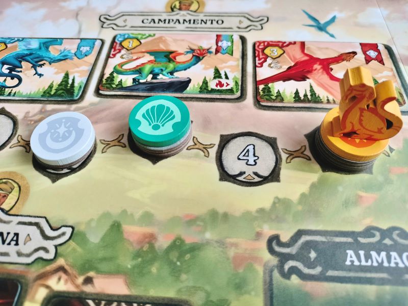 Compañero Dragón en una localización
