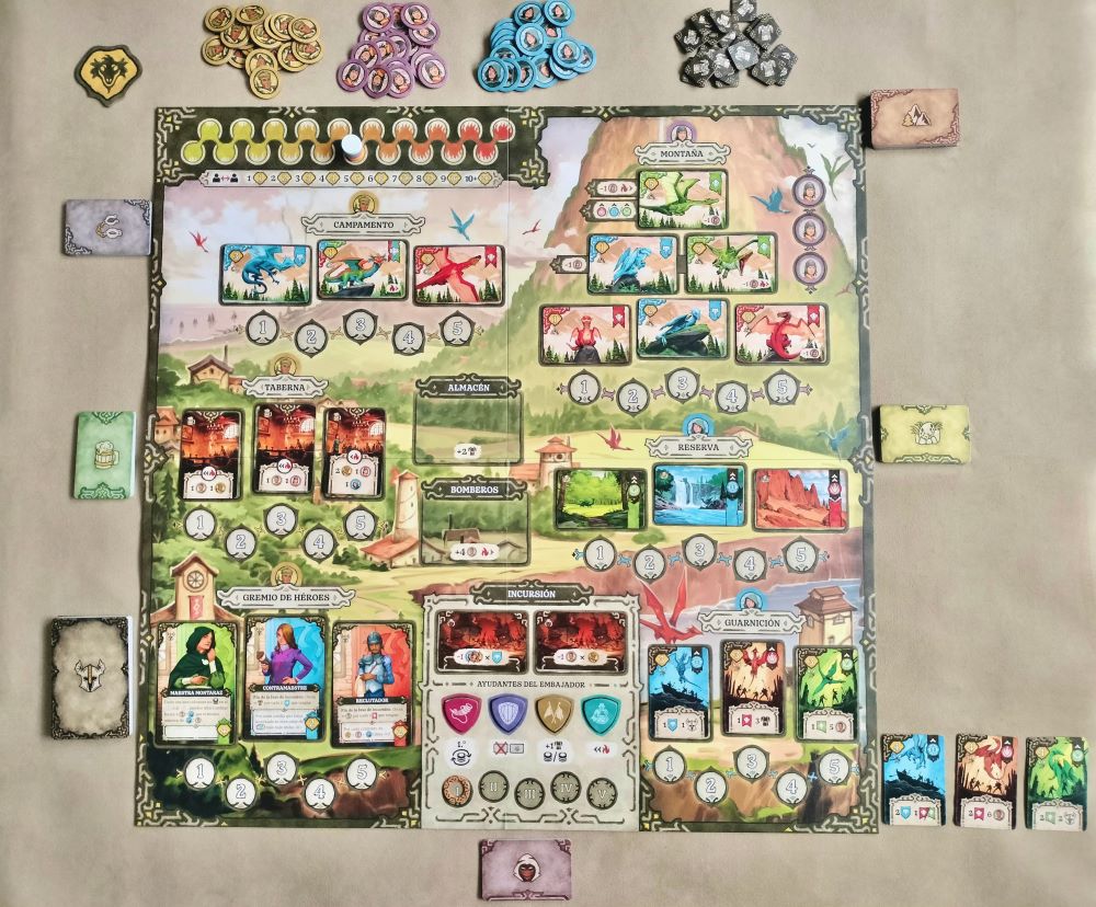 Preparación partida juego Emberheart