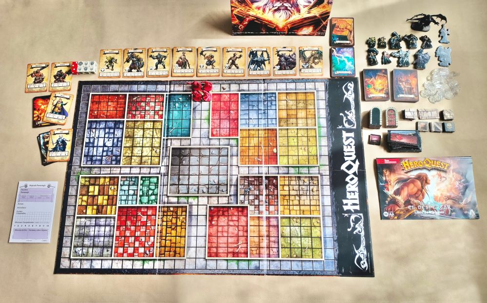 Preparación partida a HeroQuest El Despertar