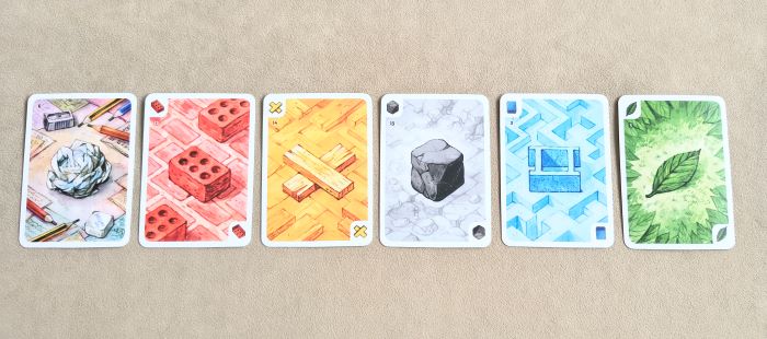 Cartas de materiales