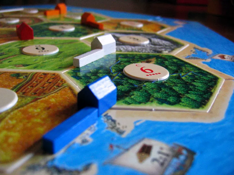 Preparación partida Catan Preparación partida Catan