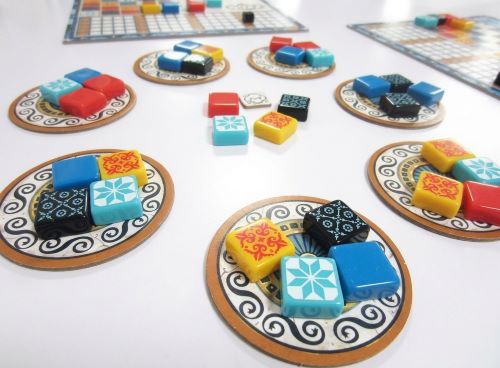 Preparación partida a Azul. Reglas de Azul en 5 minutos.