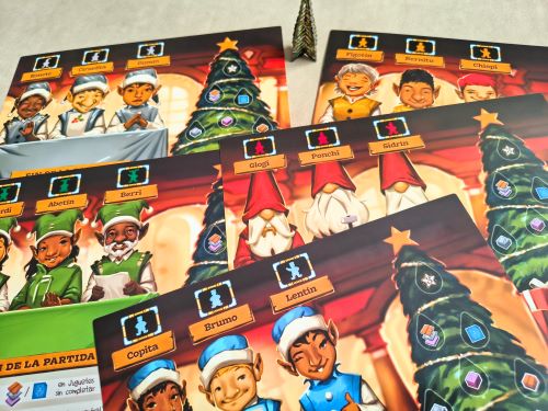 Tableros de jugador de El Taller de Papá Noel